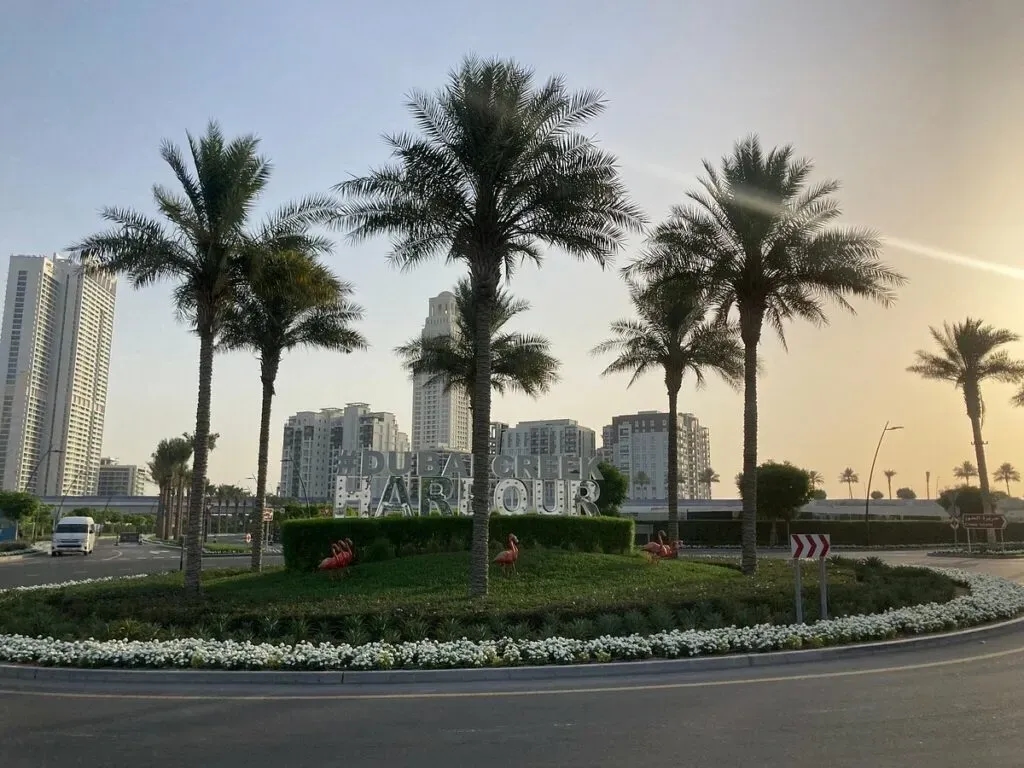 نظرة عامة على ميناء خور دبي في دبي