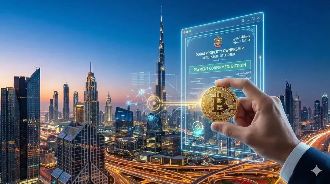 شراء العقارات في دبي باستخدام العملات المشفرة
