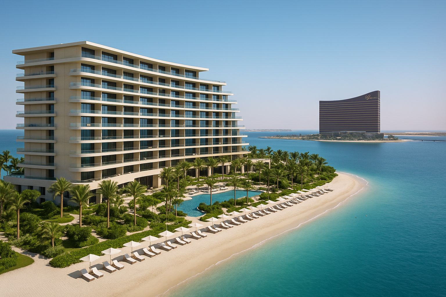Beachfront Resort in Al Marjan Island, UAE
