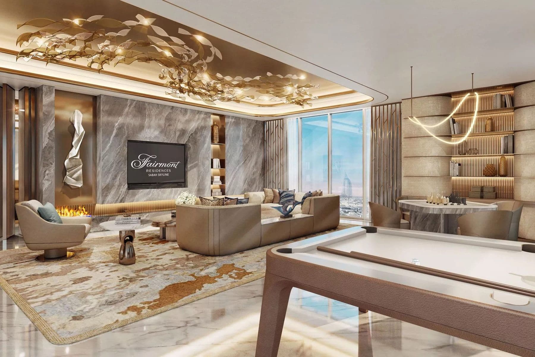 Fairmont Residences Dubai Skyline