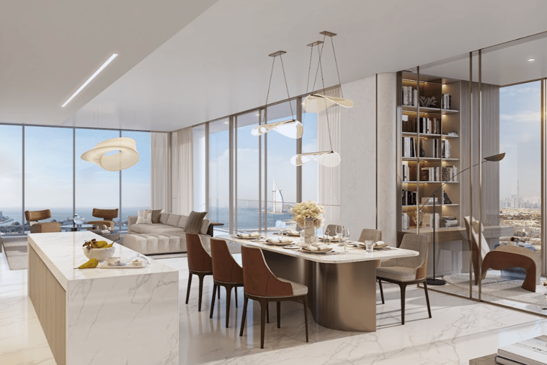 PALM BEACH TOWERS 2 | 1-КОМНАТНАЯ КВАРТИРА | ВИД НА ГОРОД