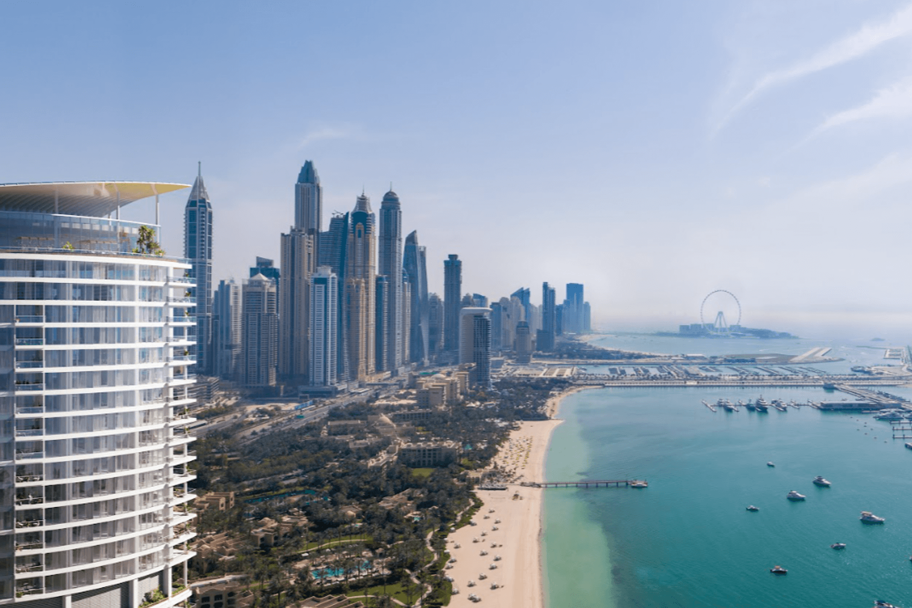 PALM BEACH TOWERS 2 | 1-КОМНАТНАЯ КВАРТИРА | ВИД НА ГОРОД