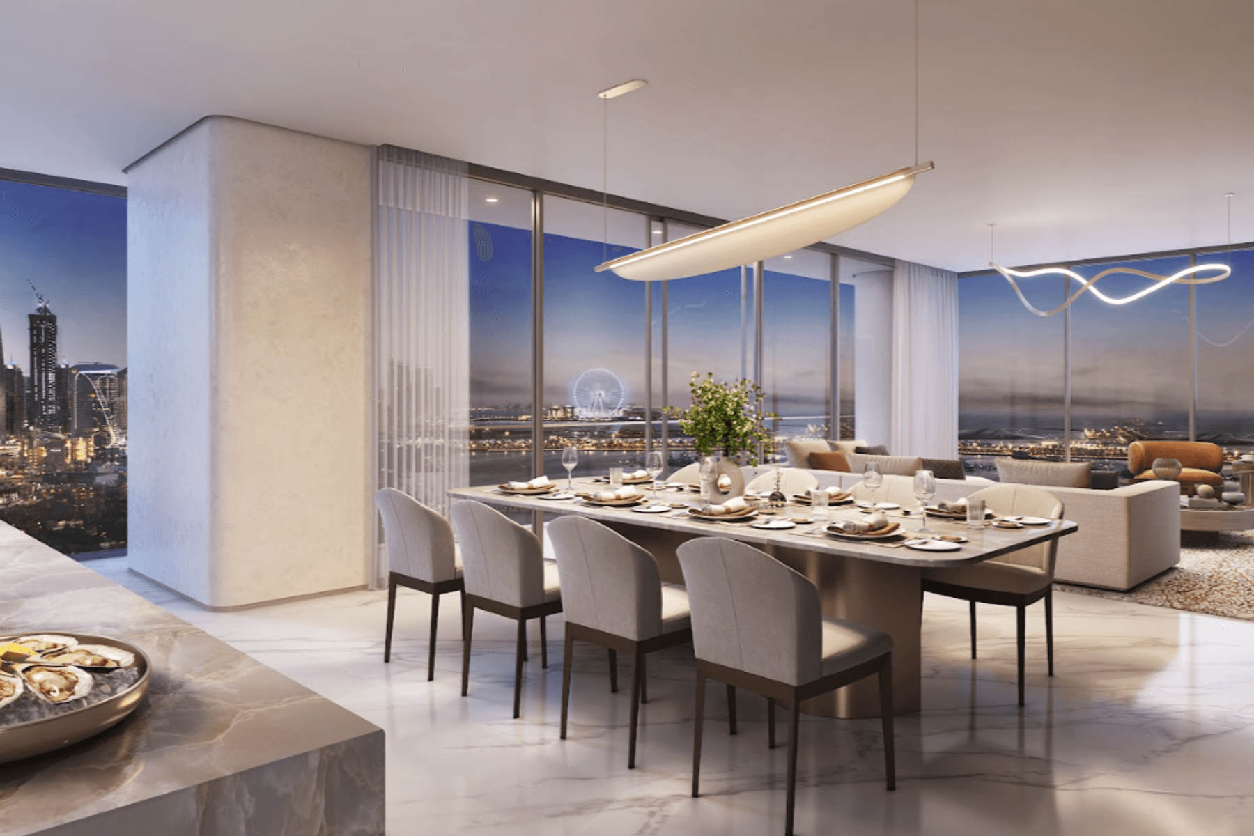 PALM BEACH TOWERS 2 | 1-КОМНАТНАЯ КВАРТИРА | ВИД НА ГОРОД