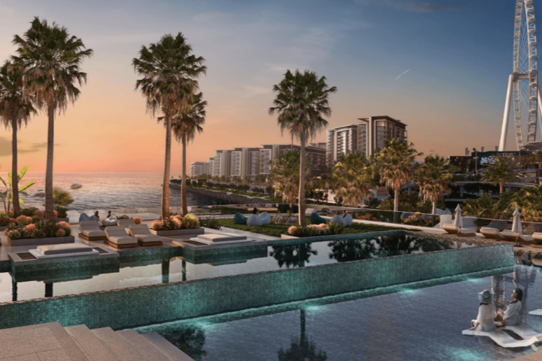 BLUEWATERS BAY | 2BR WITH SEA VIEW | LUXURY LIVING