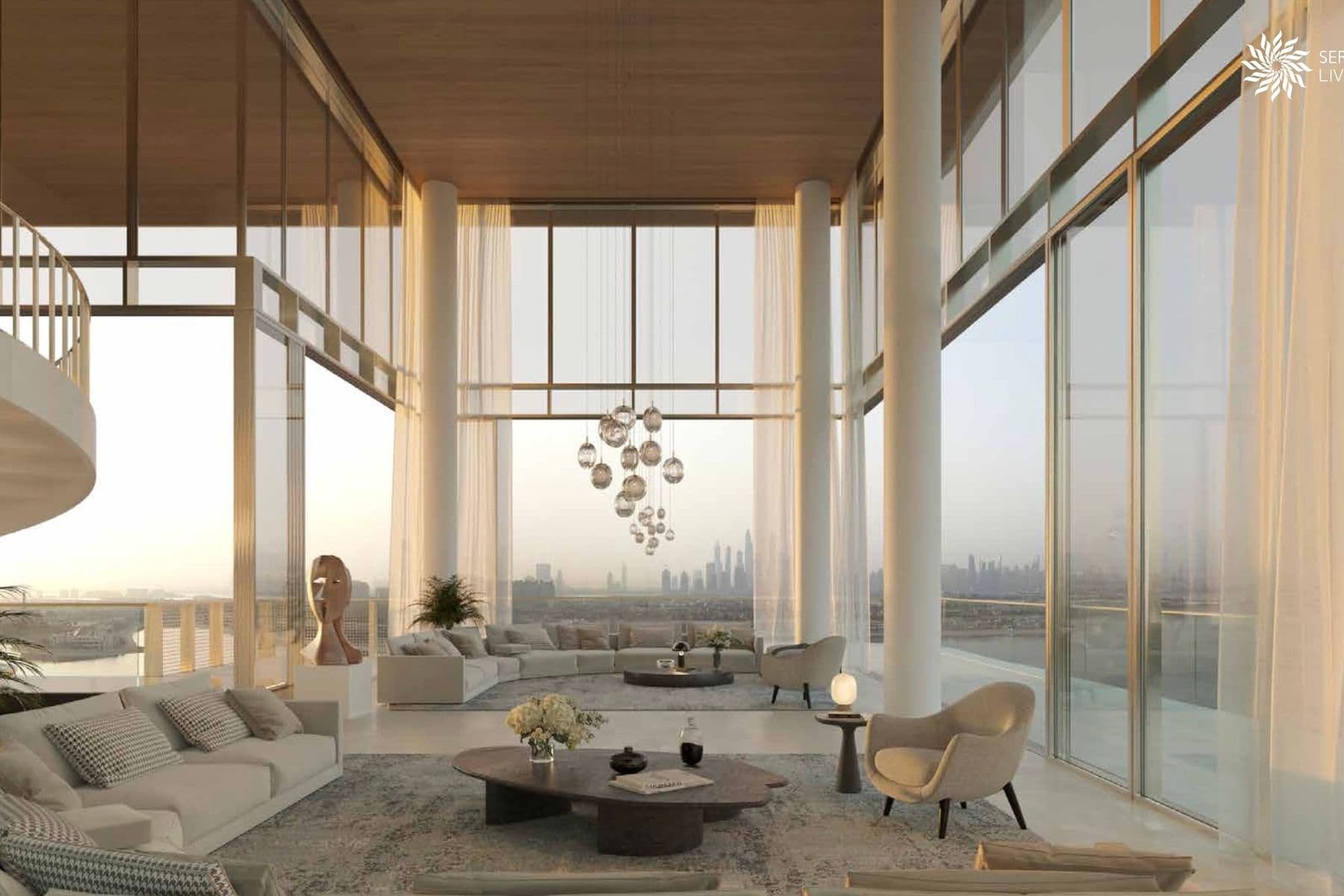 Пентхаус на полэтажа | 3 спальни | Вид на море