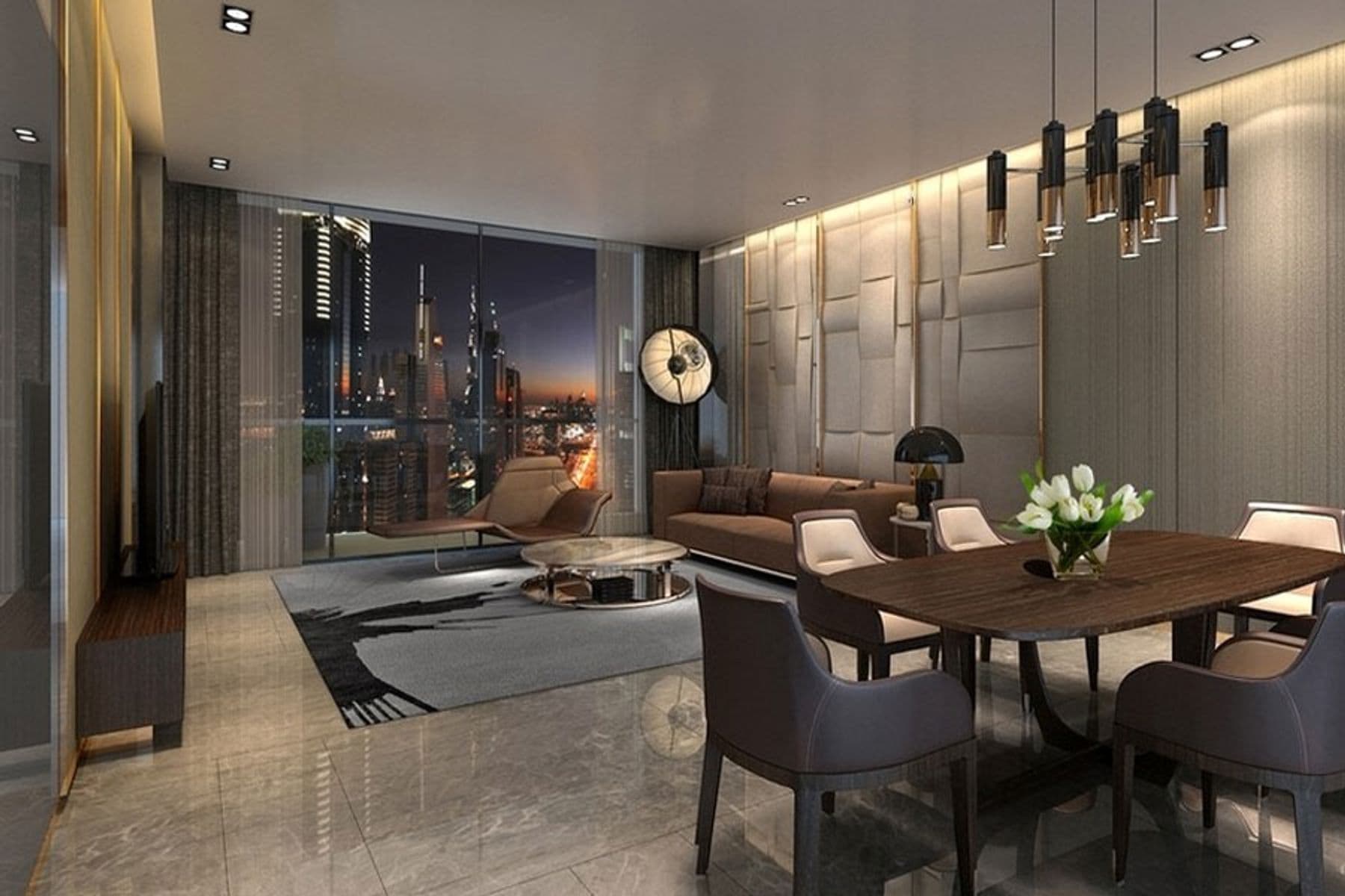 Апартаменты с 2 спальнями | The Sterling by Omniyat | West House