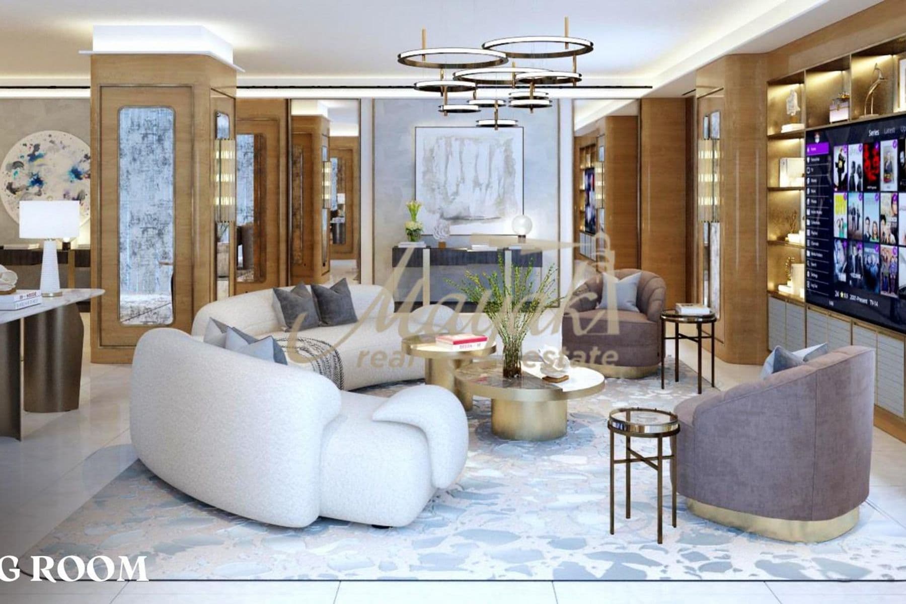 Потрясающая, полностью меблированная 2-комнатная квартира с видом на море, уникальным дизайном и высококачественными материалами.