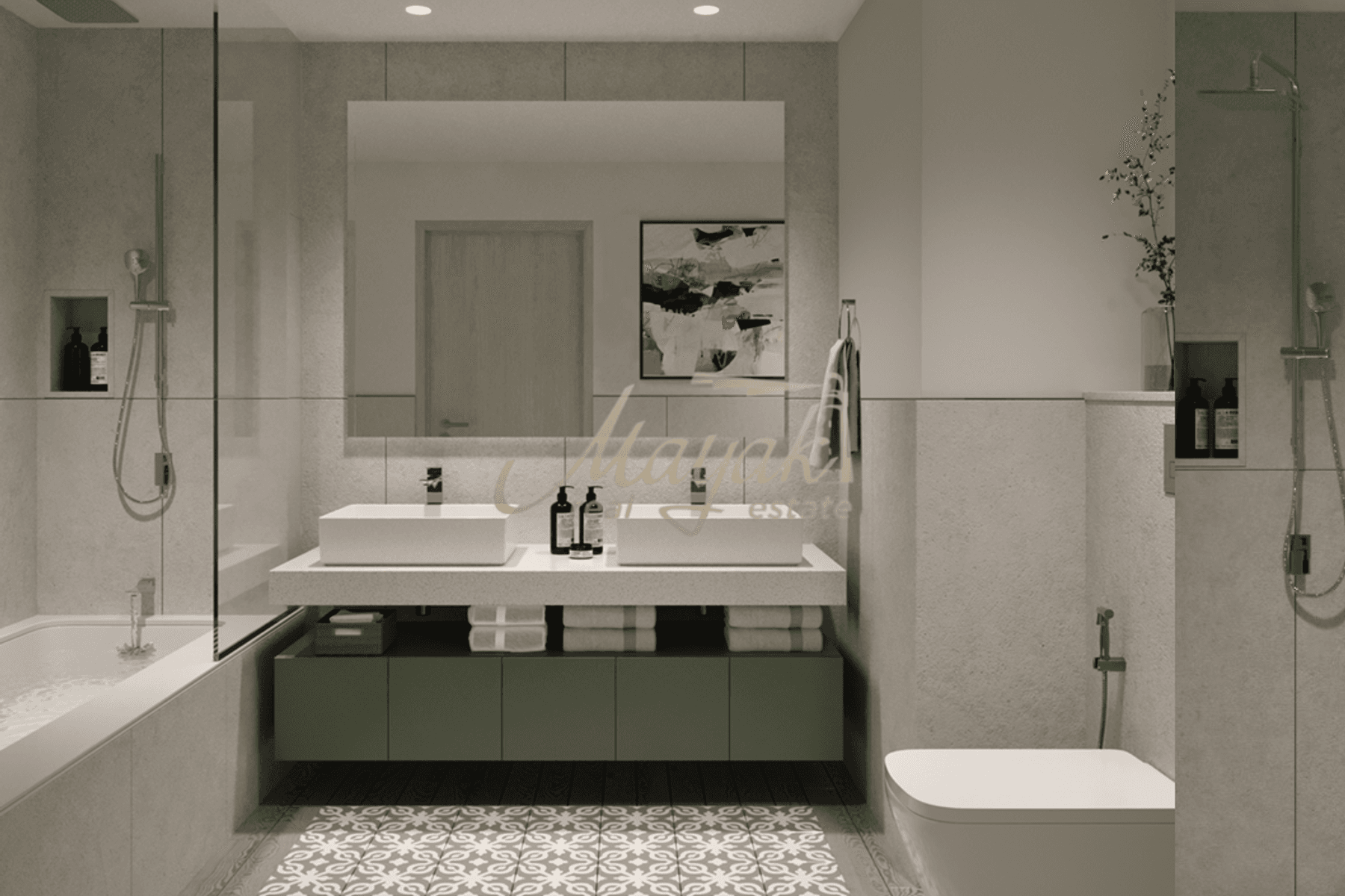 Изысканная жизнь | Современная 2-комнатная квартира | Центральный парк в City Walk