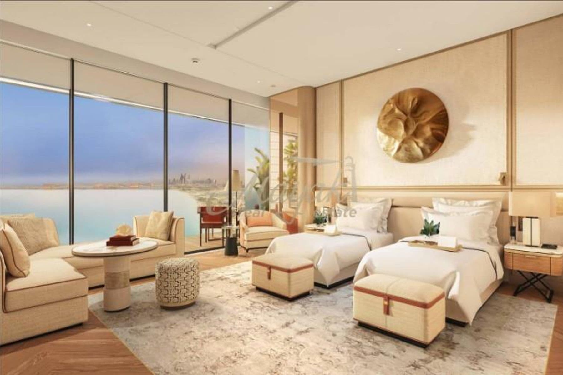 Эксклюзивные апартаменты класса люкс с 2 спальнями в Марса-эль-Араб