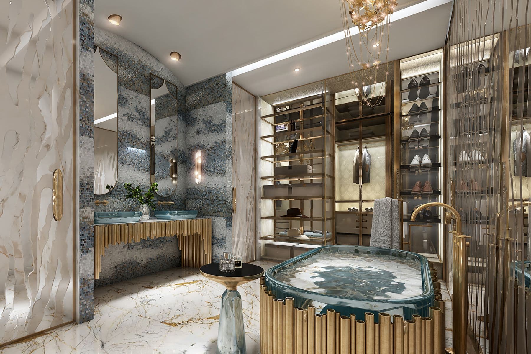 Роскошная фирменная квартира с 1 спальней на продажу в Damac Bay Tower C