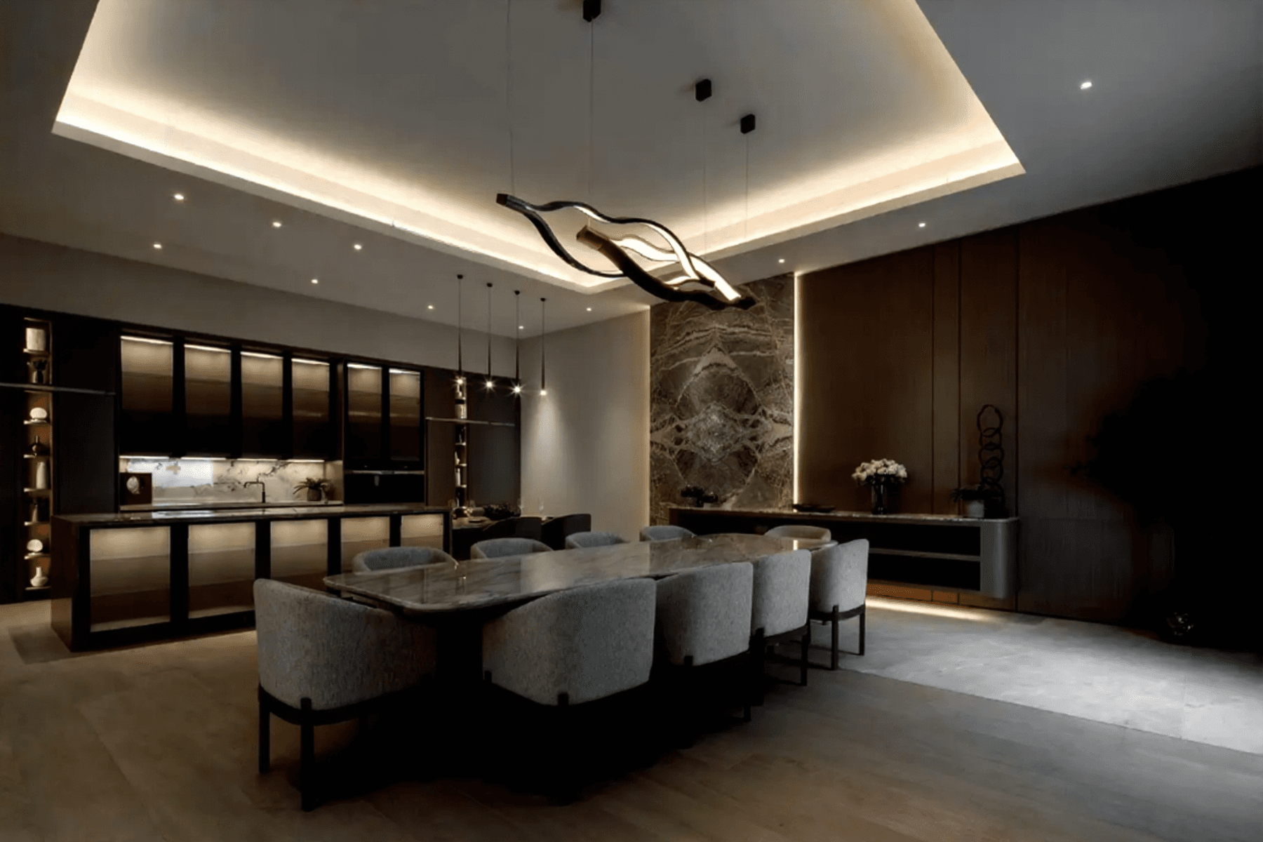 Элегантная вилла на поле для гольфа в престижном районе Дубая.