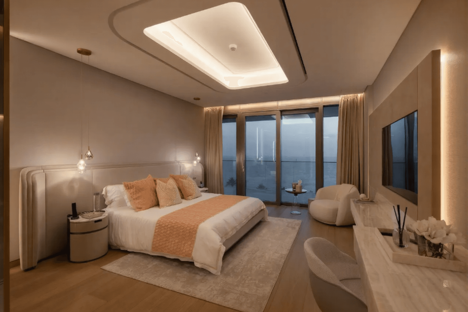 Мастерски выполненный роскошный пентхаус, занимающий весь этаж.