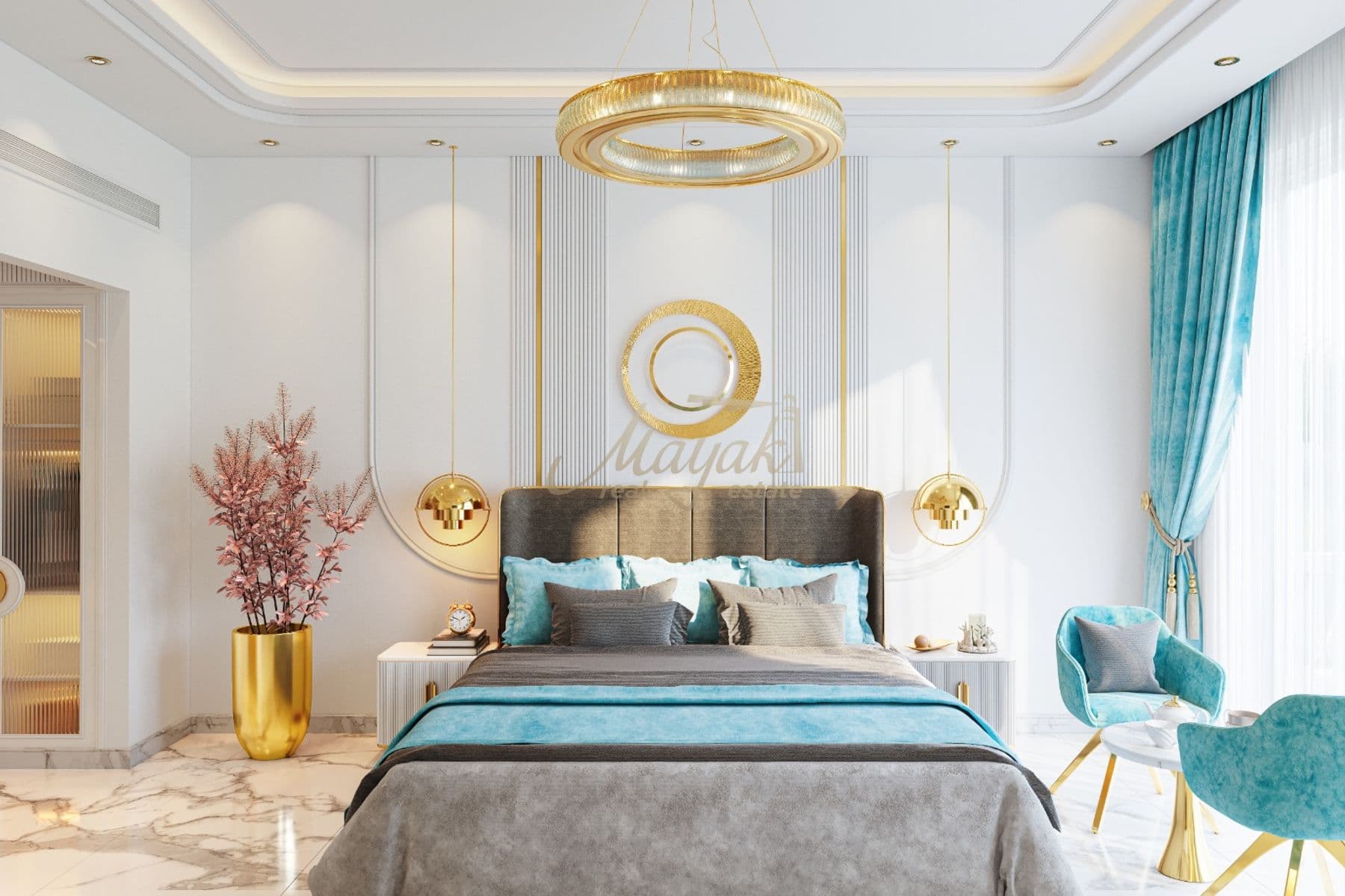 Роскошная 2-комнатная квартира с частным бассейном | Vincitore Aqua