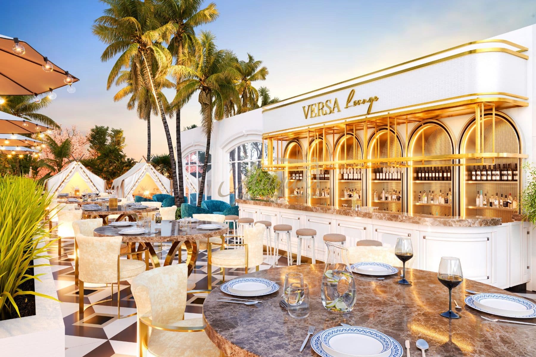 Роскошная 2-комнатная квартира с частным бассейном | Vincitore Aqua