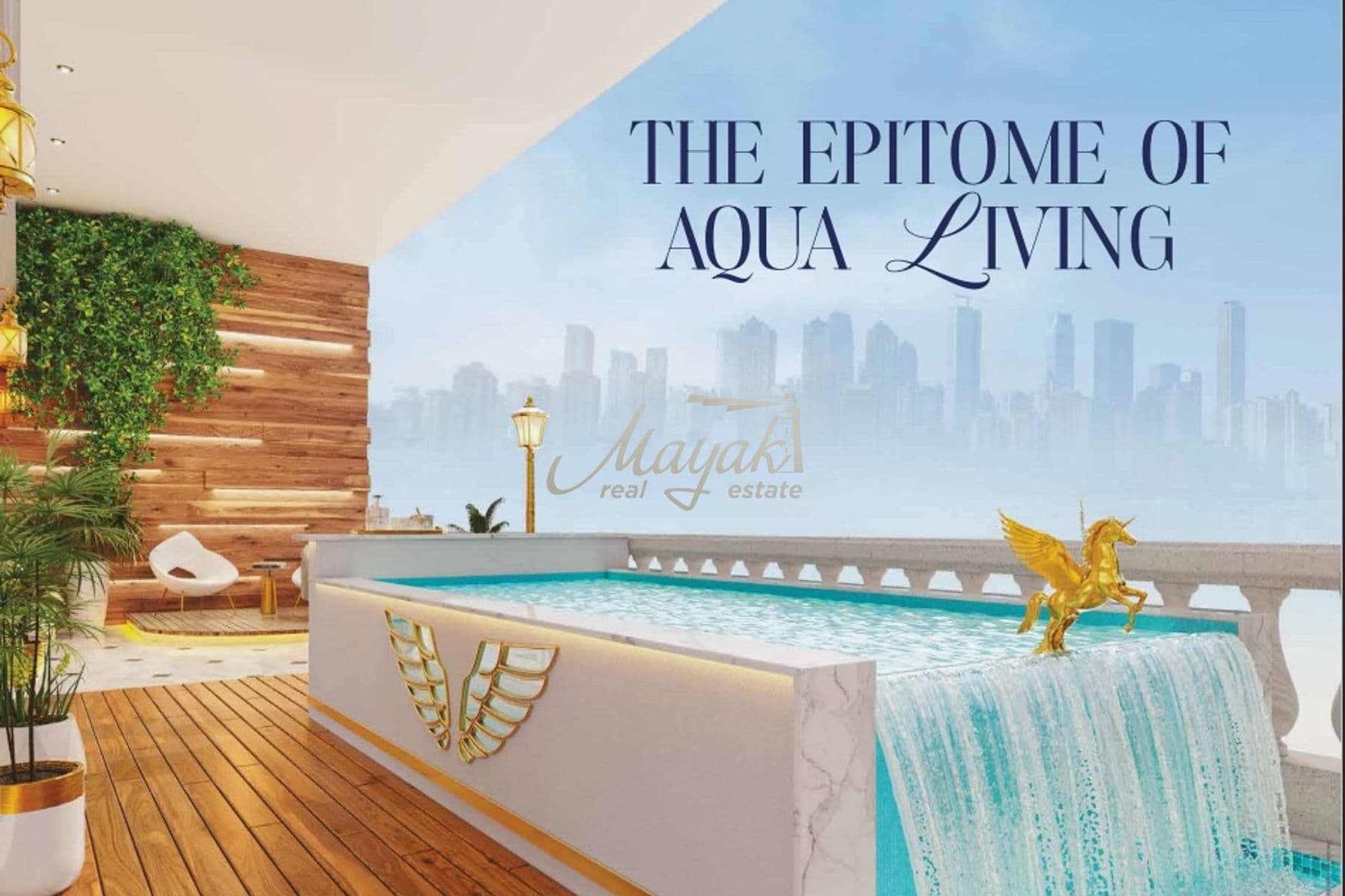 Роскошная 2-комнатная квартира с частным бассейном | Vincitore Aqua