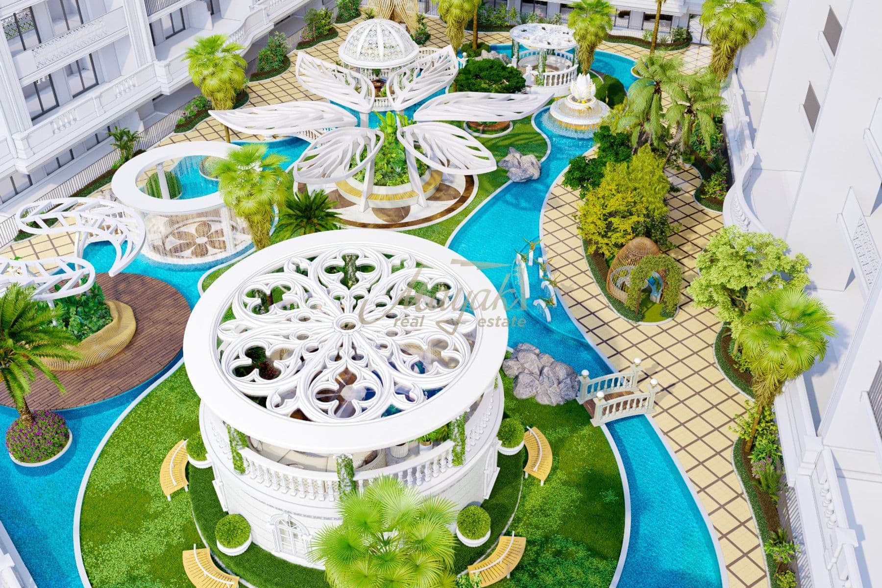 Роскошная 2-комнатная квартира с частным бассейном | Vincitore Aqua