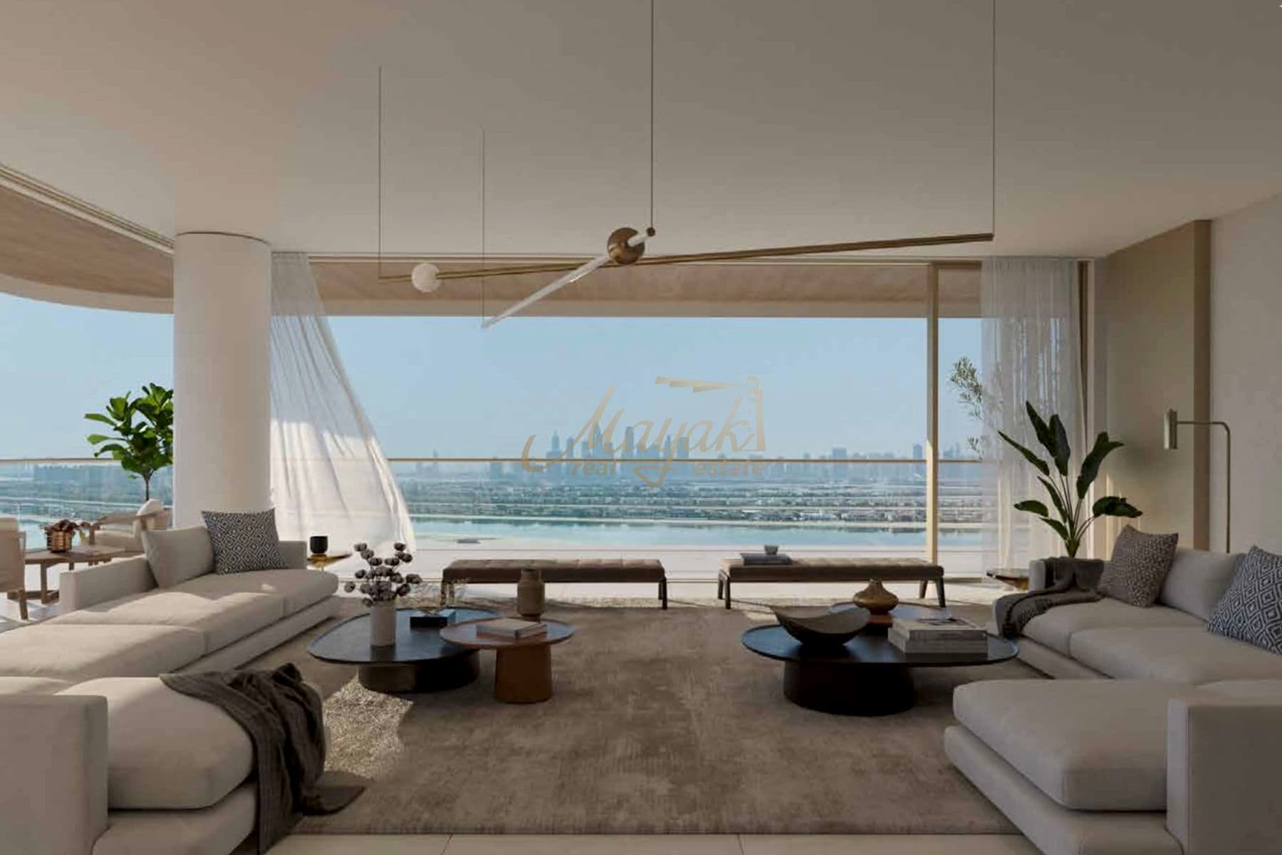 Трехкомнатная квартира | Вид на Палм-Джумейра |