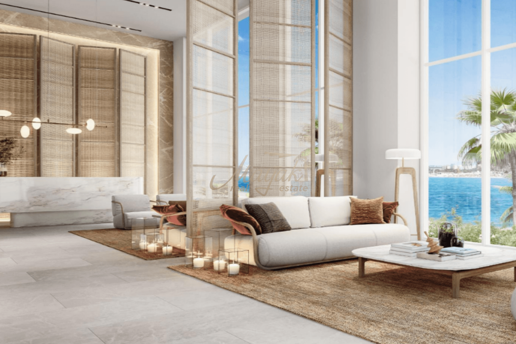 Современные апартаменты на набережной в здании 2 Bluewaters Bay