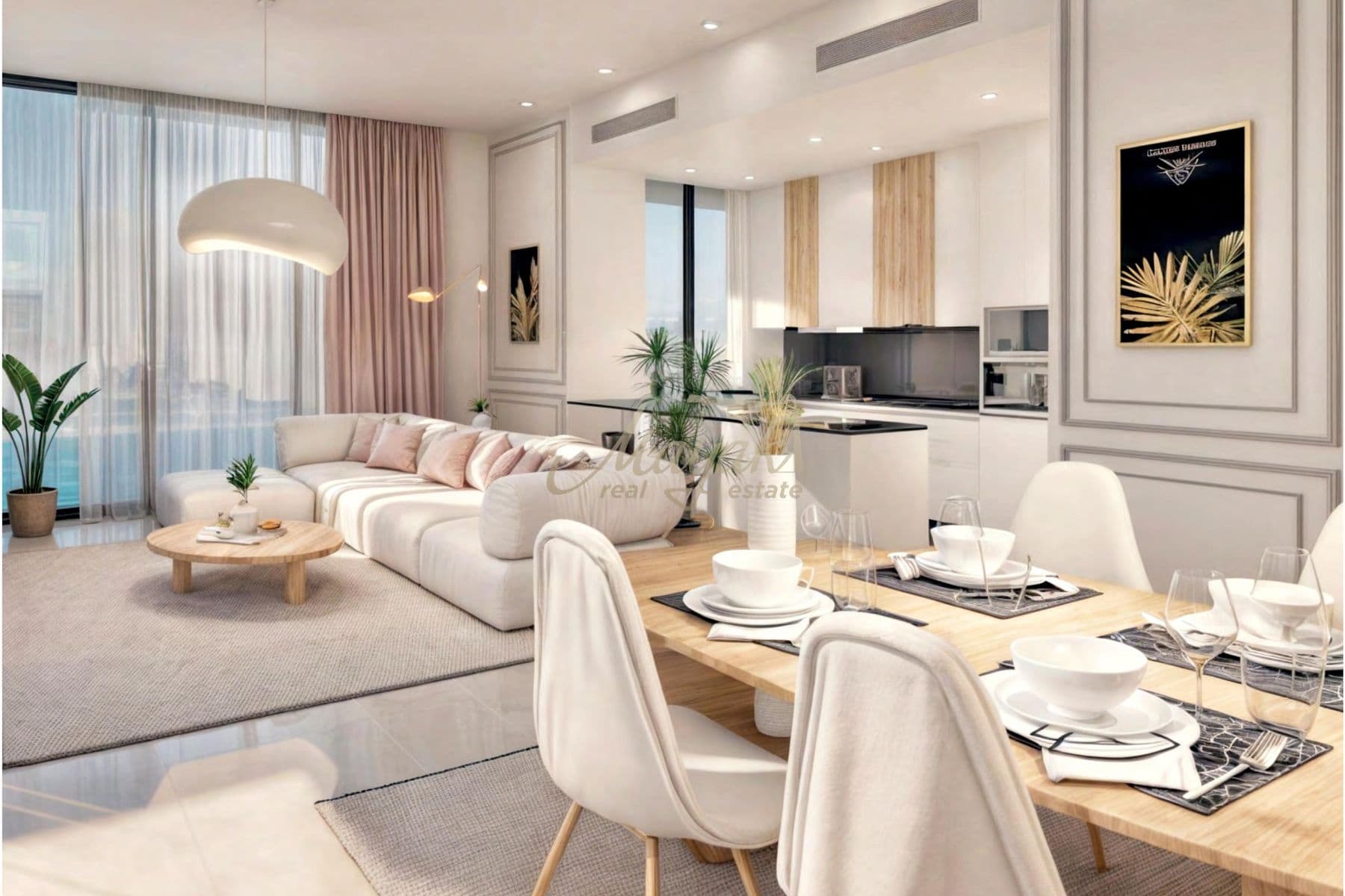 Волны, виды, роскошь | 2 спальни | Dubai Islands