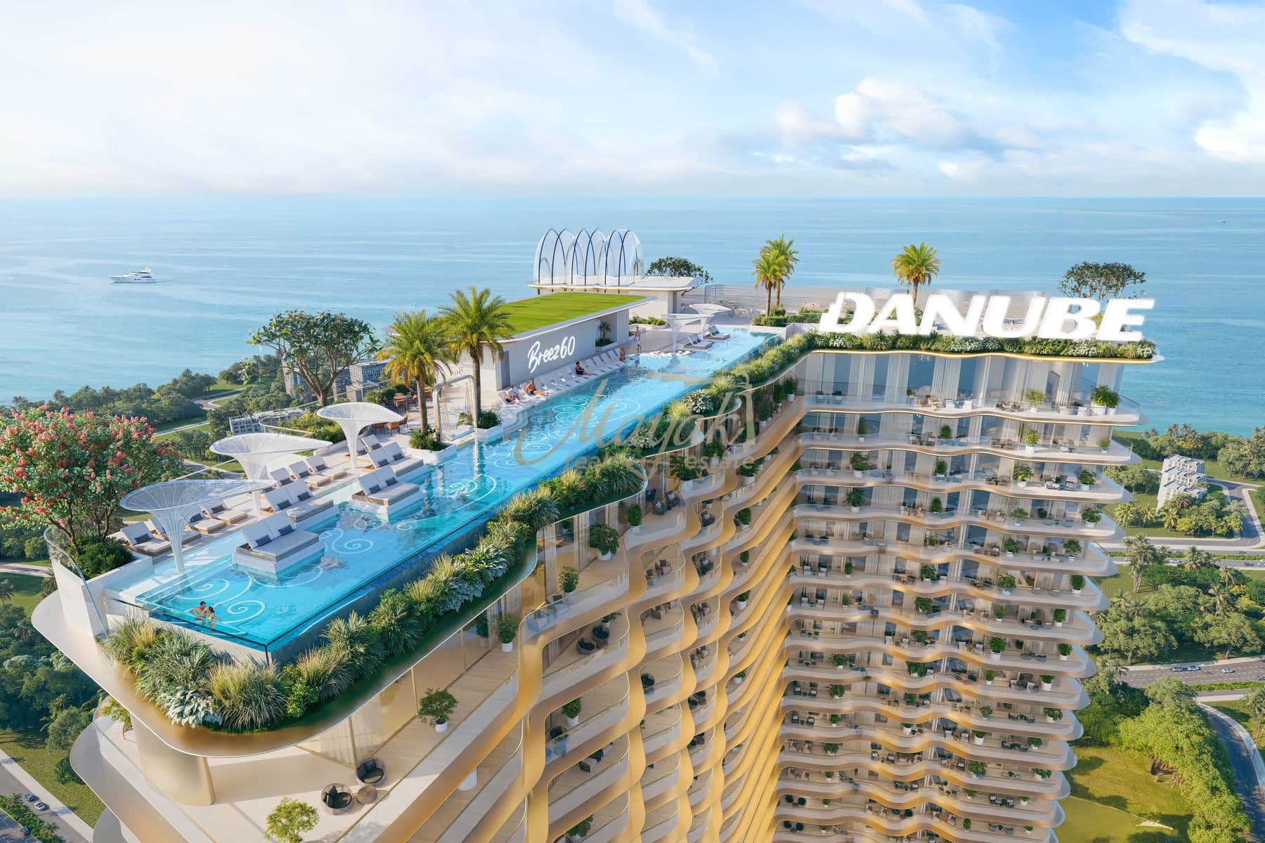 Премиум 2 спальни | Роскошная жизнь | Вид на горизонт и море