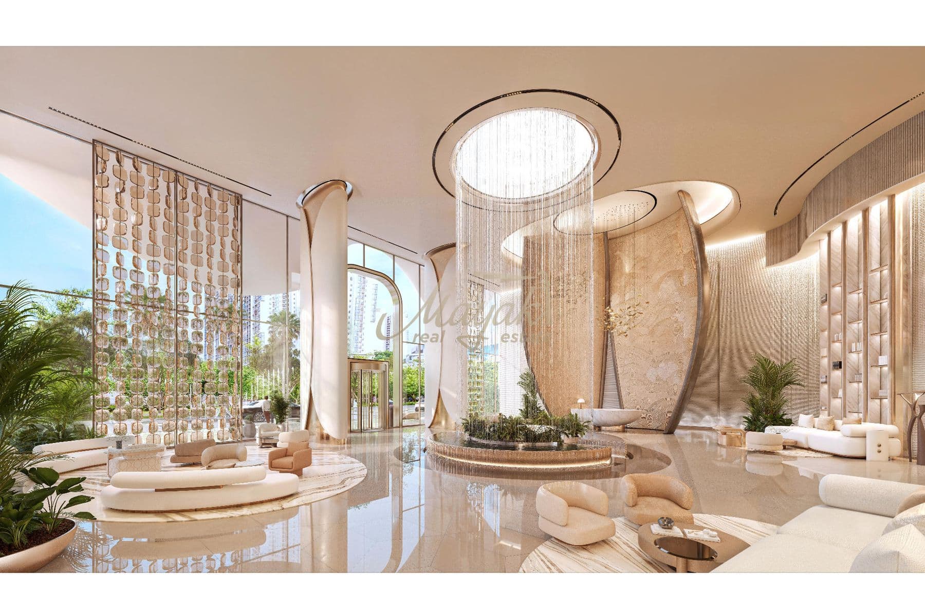 Современная изысканная квартира с 4 спальнями | Вид на горизонт | Морской город