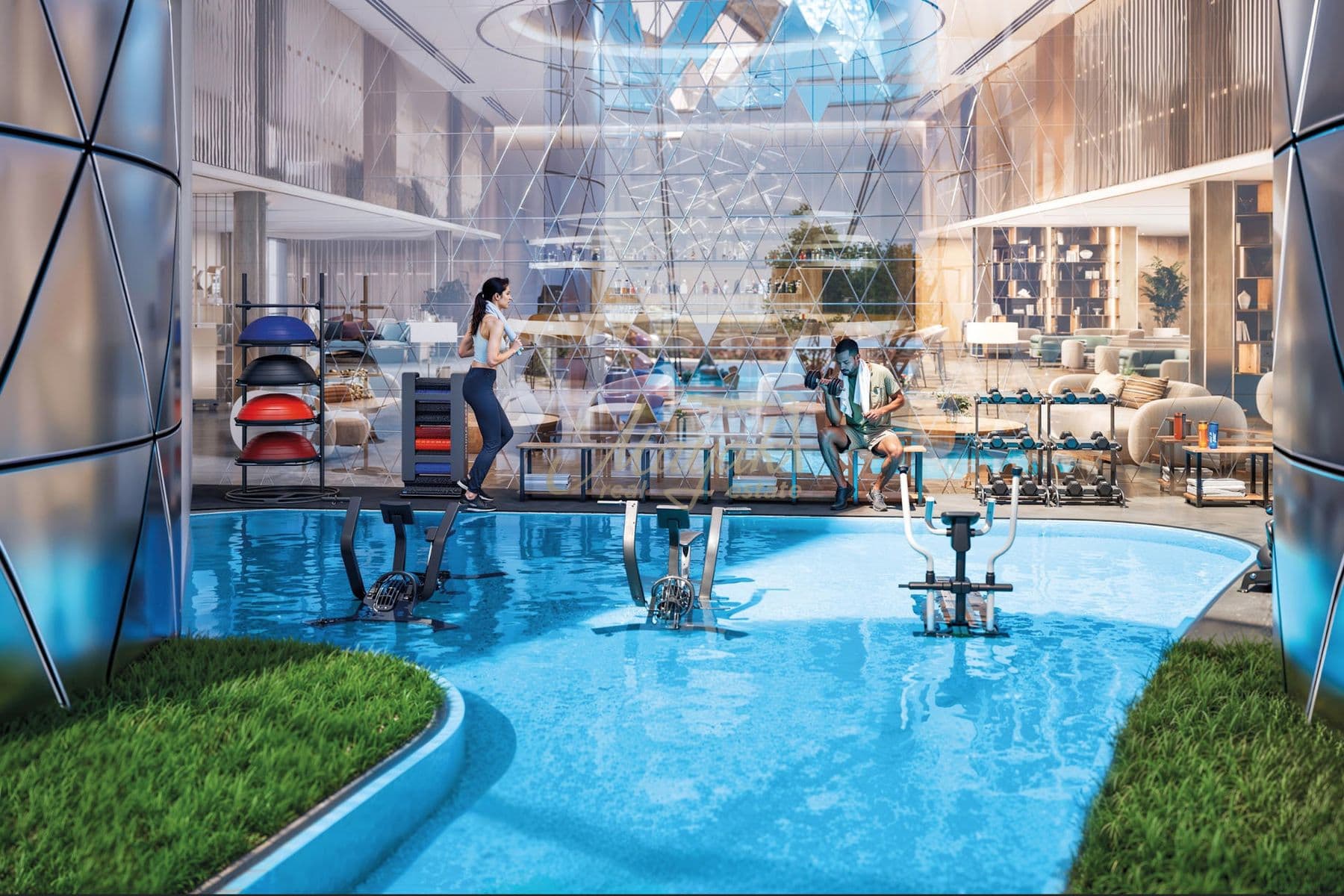 Полностью меблированная | Роскошная 3-комнатная квартира + частный бассейн | Эксклюзивная