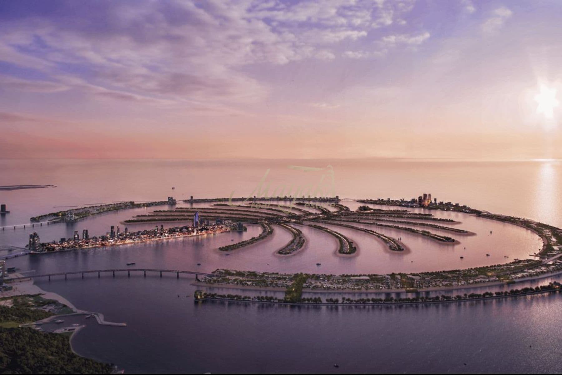 Эксклюзивный участок виллы на острове Пальма Джебель Али – вершина пальмы