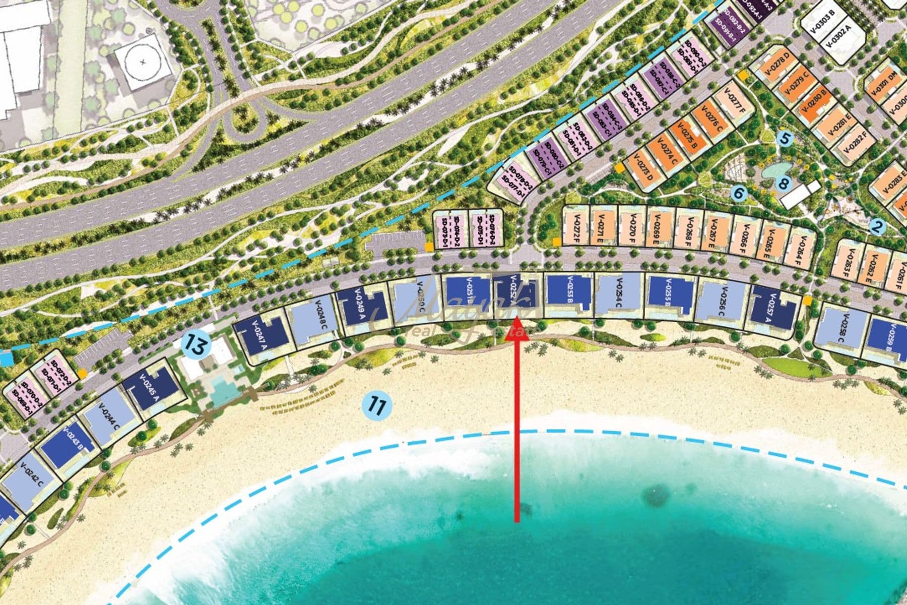 Beachfront Villa I Dubai Island I 6 bedrooms