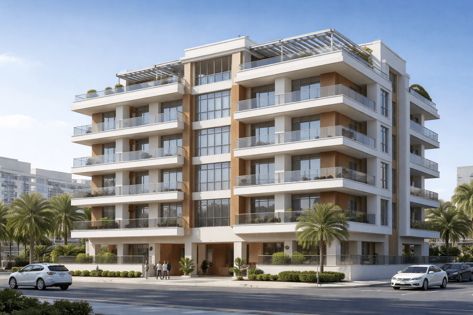 Modern G+4 Residential Building | 52 Units | AED 3M Annual Income