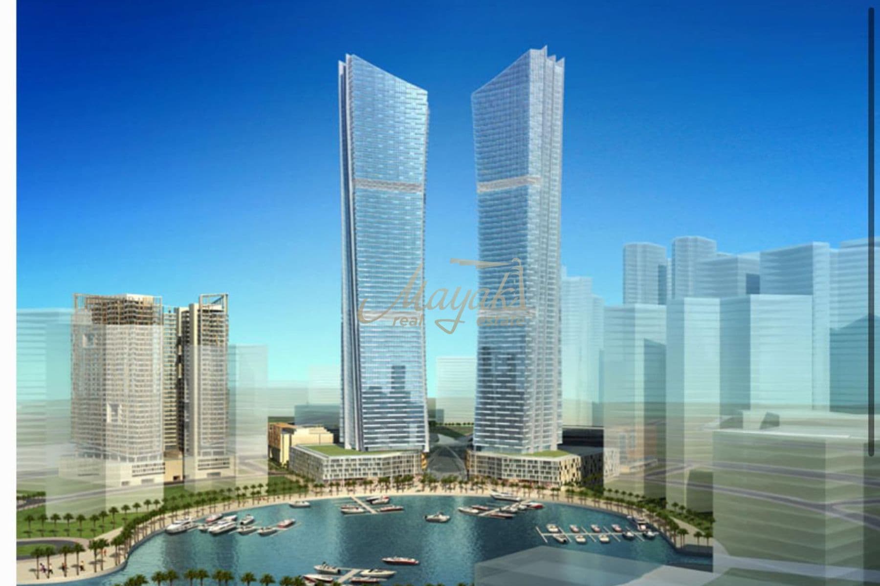Iconic 2-Tower High-Rise Development – Residential & Office | Reem Island