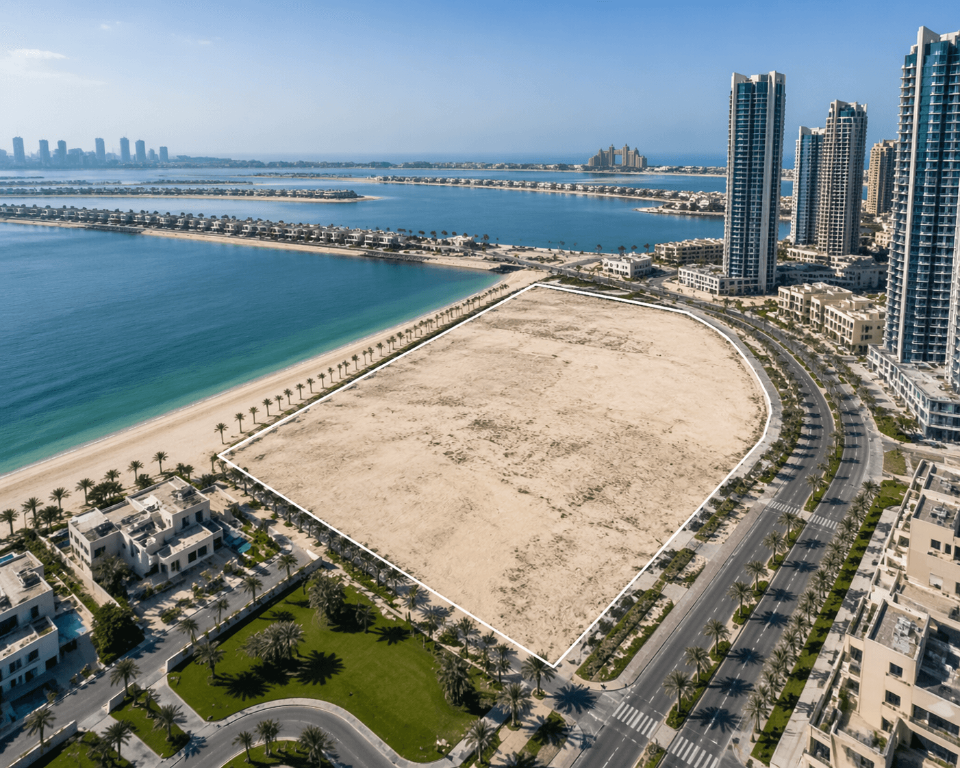 Участок на берегу острова Палм-Джебель-Али | Превосходная инвестиционная возможность