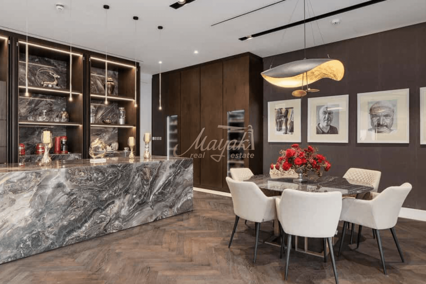 Полностью меблированный современный особняк с 7 спальнями | Подвал, кинозал и спа-зона