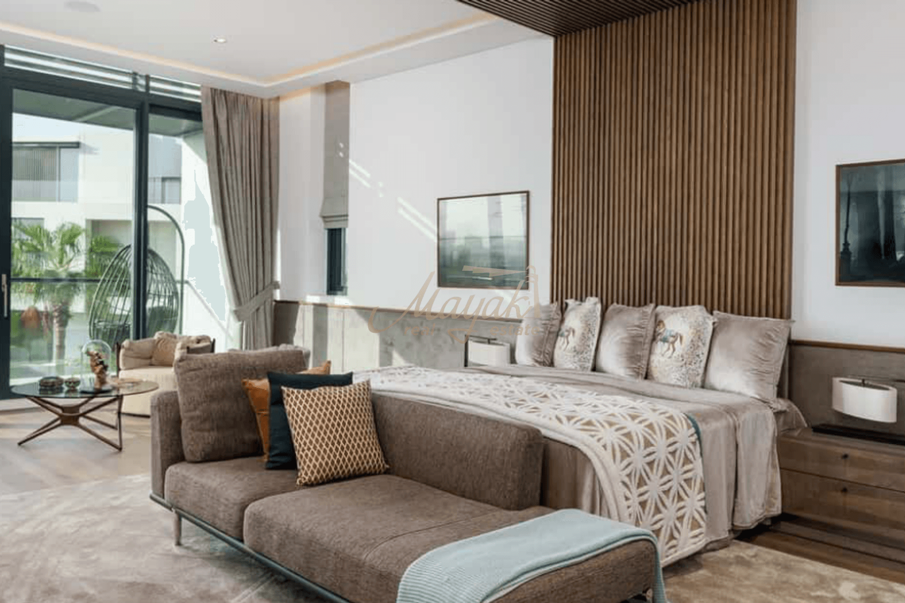 Полностью меблированный современный особняк с 7 спальнями | Подвал, кинозал и спа-зона