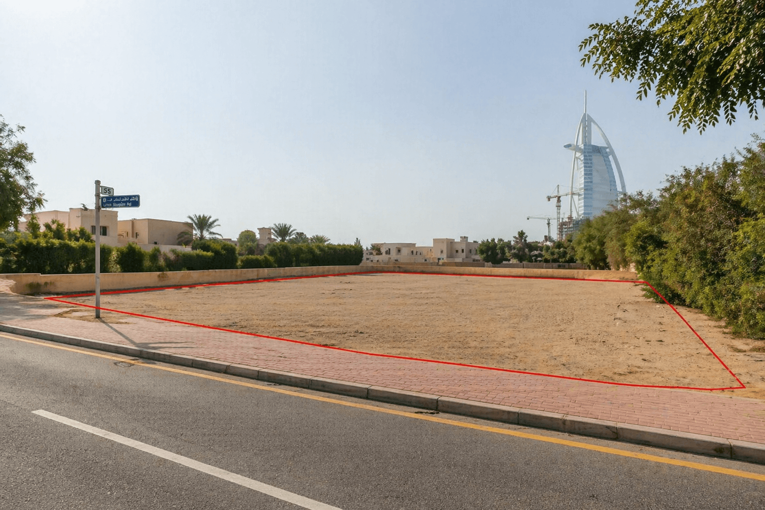 Prime Corner Twin Plots | Umm Al Sheif | Near Burj Al Arab