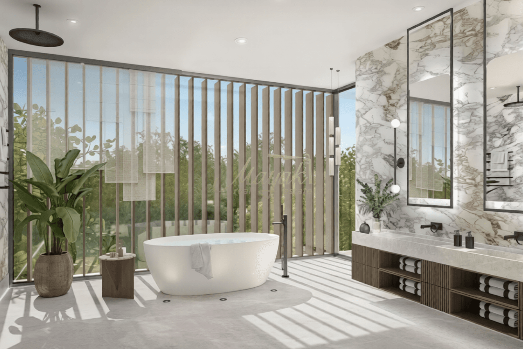 Ultra-Luxury 5BR Villa with Rooftop & Basement Gallery in Tilal Al Ghaf