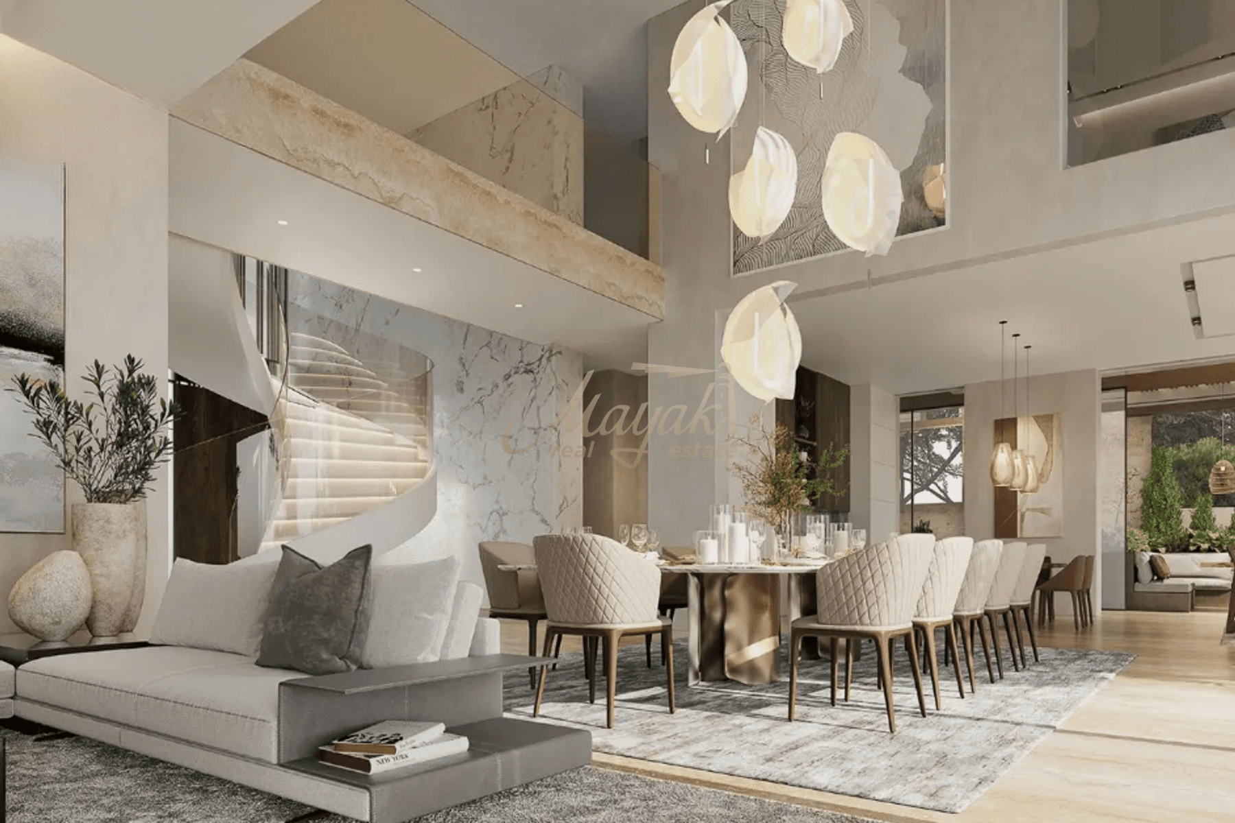 Ultra-Luxury 5BR Villa with Rooftop & Basement Gallery in Tilal Al Ghaf