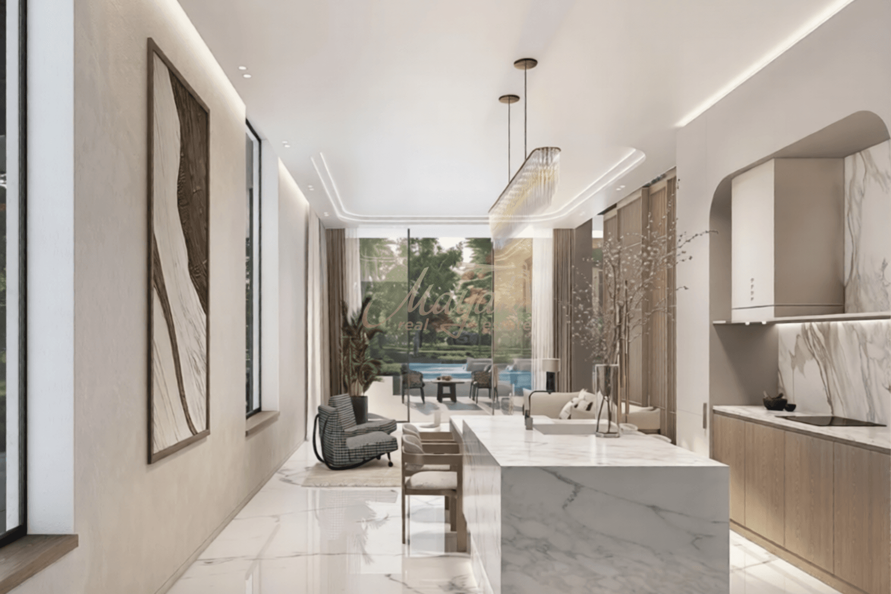 Ultra-Luxury 5BR Villa with Rooftop & Basement Gallery in Tilal Al Ghaf