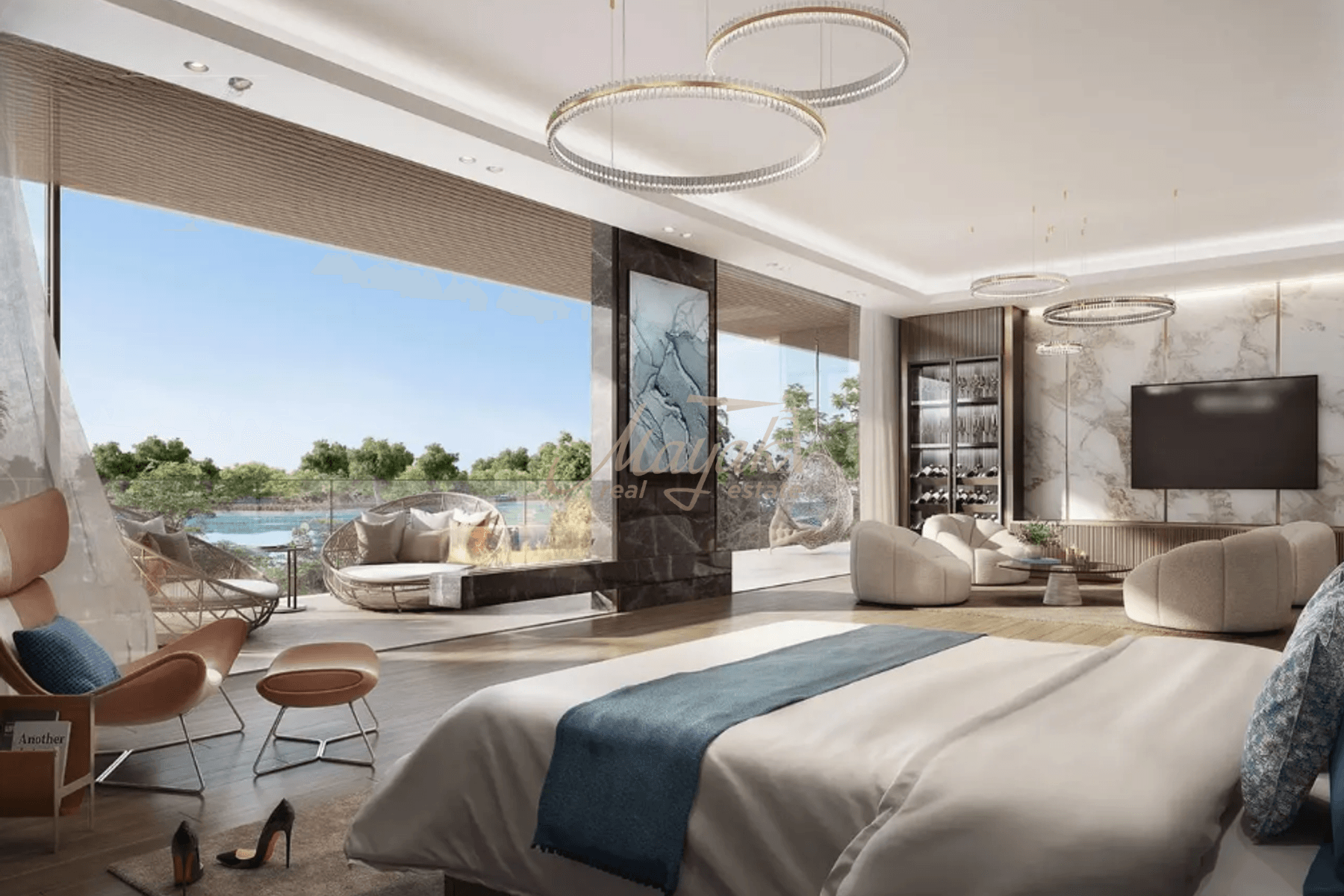 Ultra-Luxury 5BR Villa with Rooftop & Basement Gallery in Tilal Al Ghaf