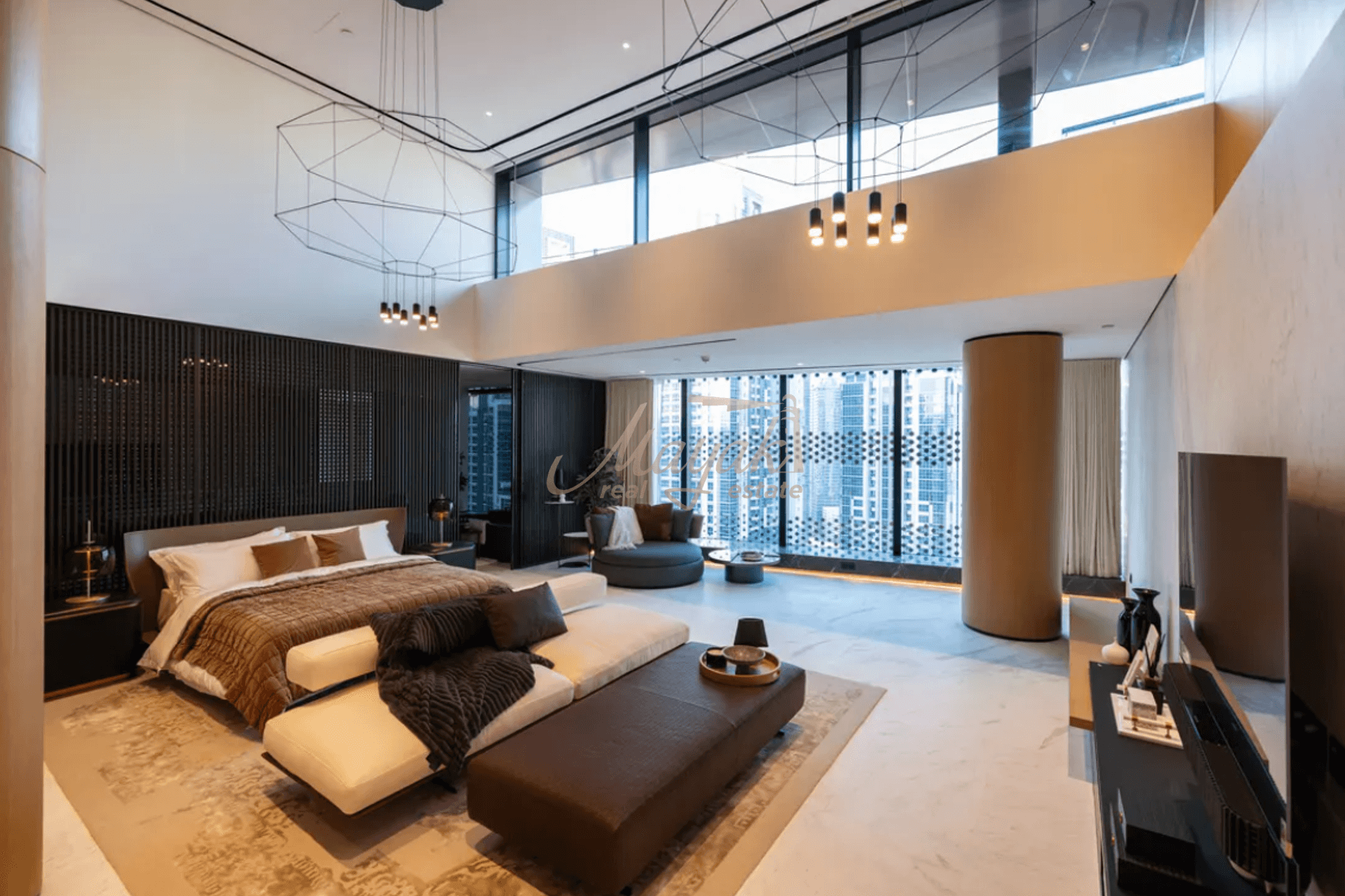 Роскошный полностью меблированный пентхаус в Opus Tower, спроектированный Захой Хадид.