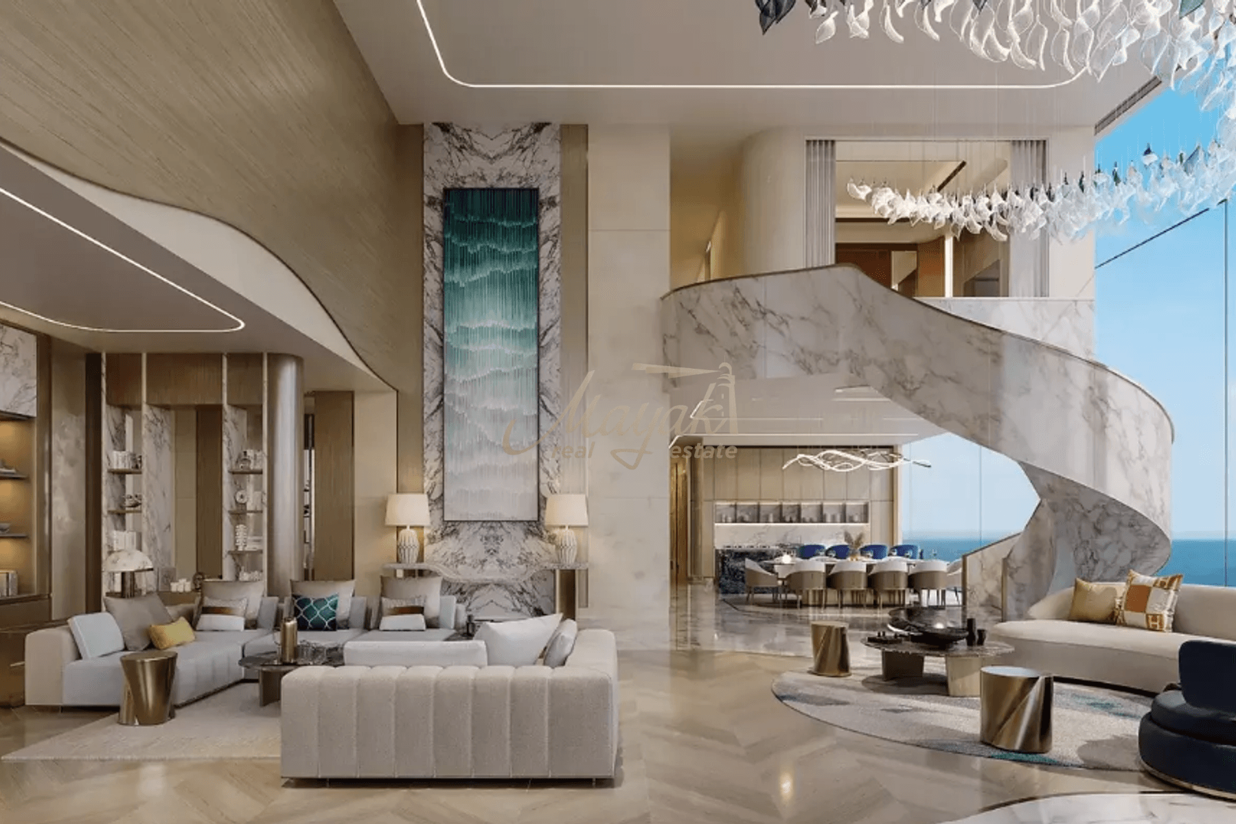 Продается пентхаус с 6 спальнями в комплексе One Crescent, Palm Jumeirah, Дубай.