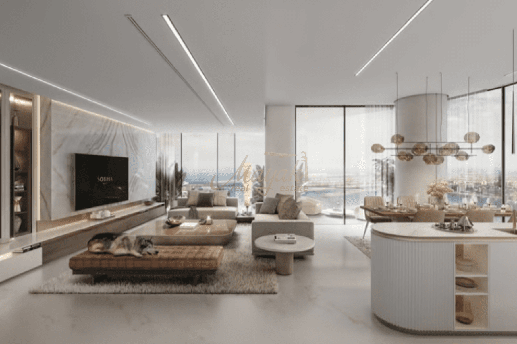 Продается пентхаус с 6 спальнями в башне A комплекса Sobha Seahaven, район Dubai Harbour, Дубай.
