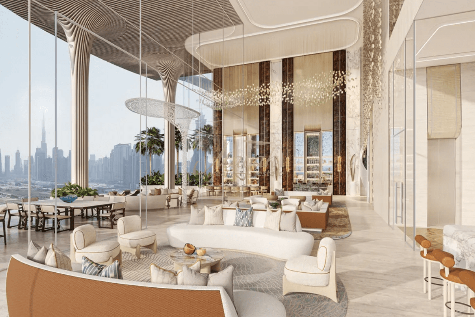 Luxury 6-BR Sky Palace, CASA Dubai Water Canal