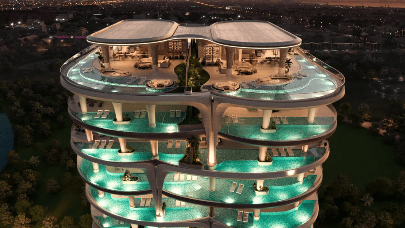 Luxury 6-BR Sky Palace, CASA Dubai Water Canal