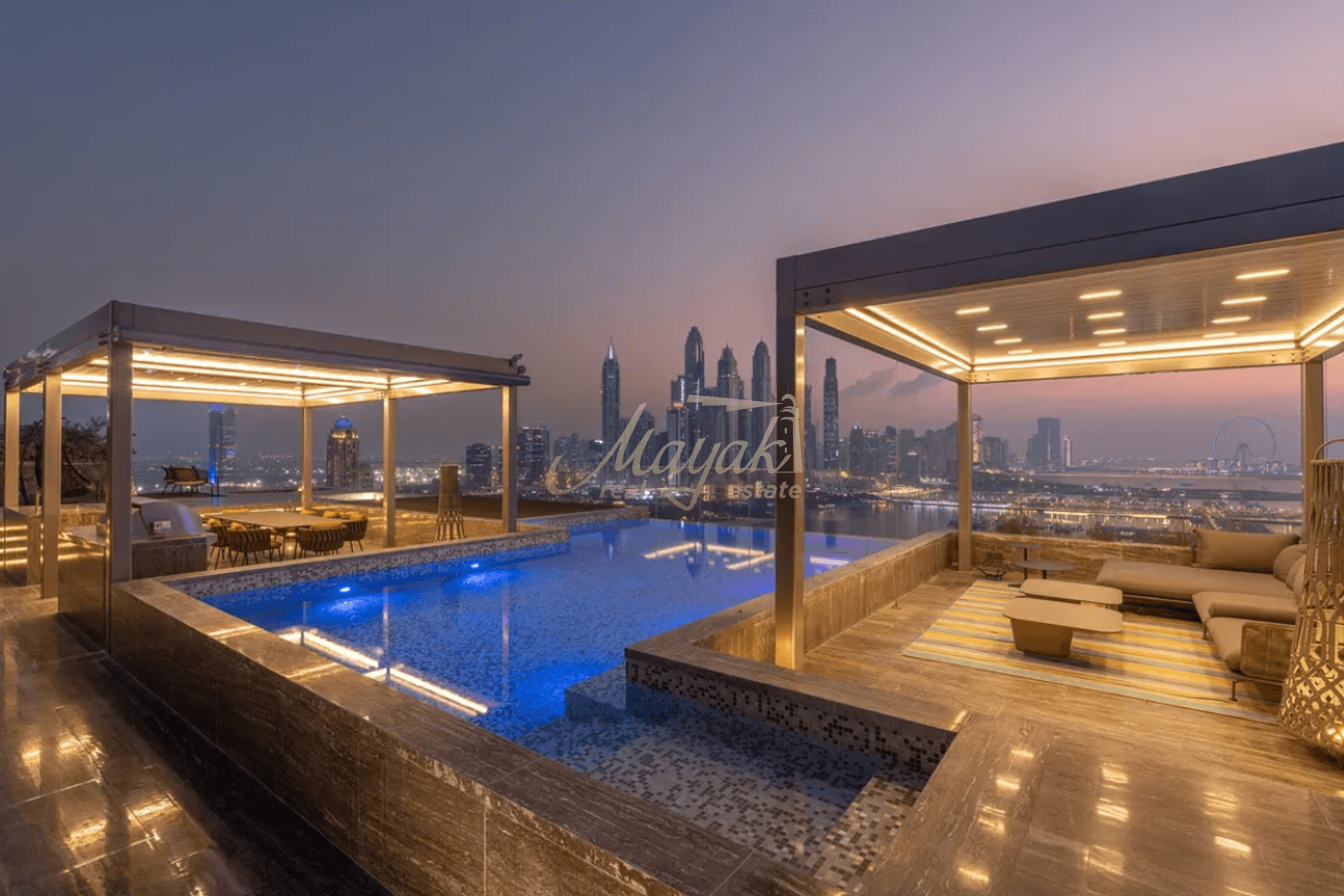 Luxury Duplex with Rooftop Terrace | One at Palm