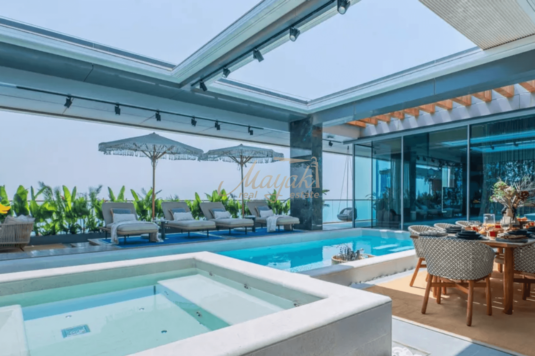 Rare 5 Bedroom Penthouse | Ain Dubai & Sea Views