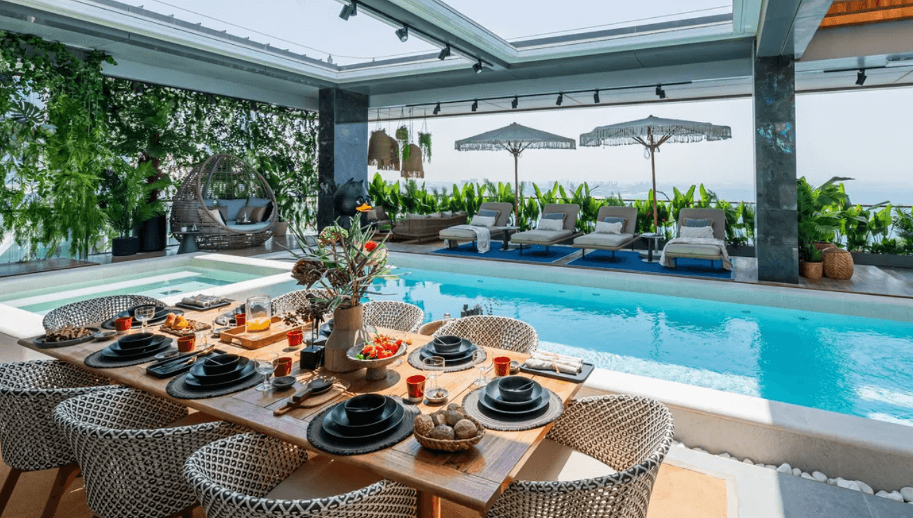 Rare 5 Bedroom Penthouse | Ain Dubai & Sea Views