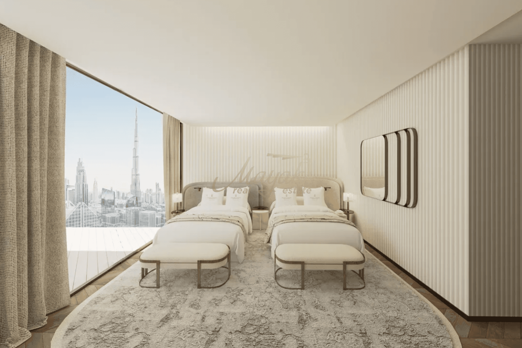 Ультра-роскошный пентхаус на весь этаж с 6 спальнями в отеле Ritzcarlton.