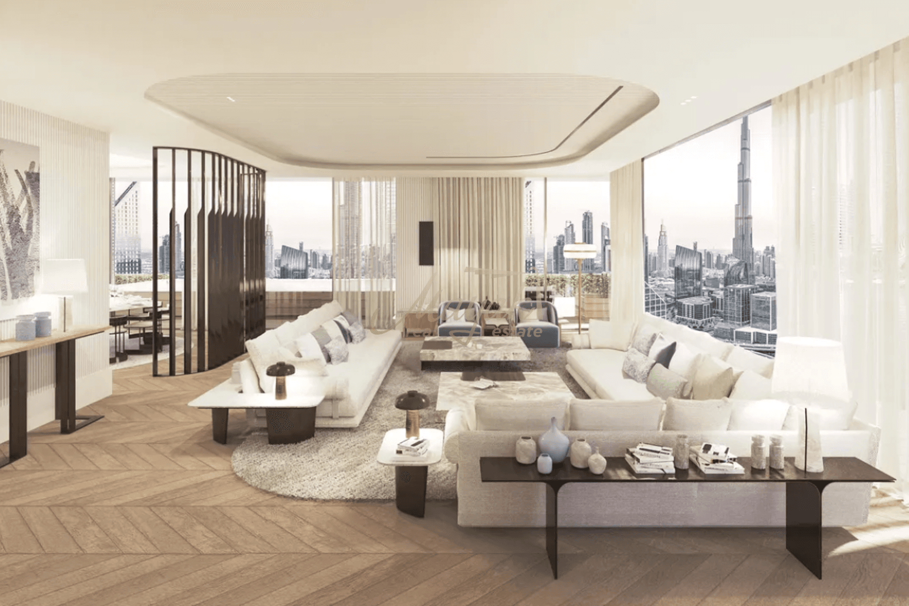Ультра-роскошный пентхаус на весь этаж с 6 спальнями в отеле Ritzcarlton.