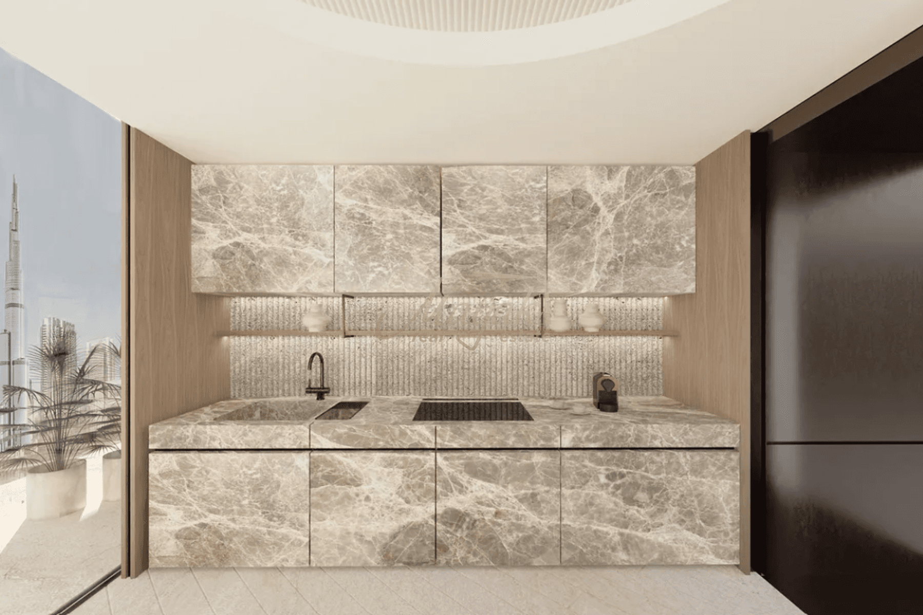 Ультра-роскошный пентхаус на весь этаж с 6 спальнями в отеле Ritzcarlton.