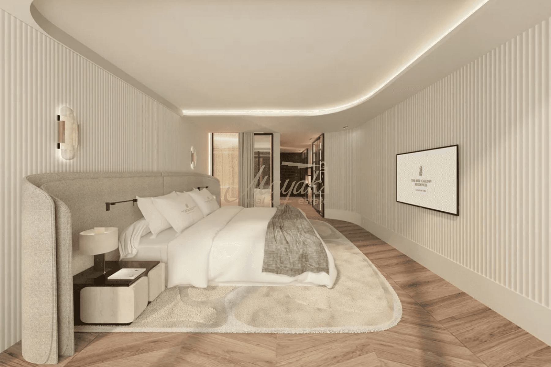 Ультра-роскошный пентхаус на весь этаж с 6 спальнями в отеле Ritzcarlton.